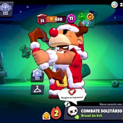 conta brawl stars quase todos os brawlers super upada e com skins exclusivas