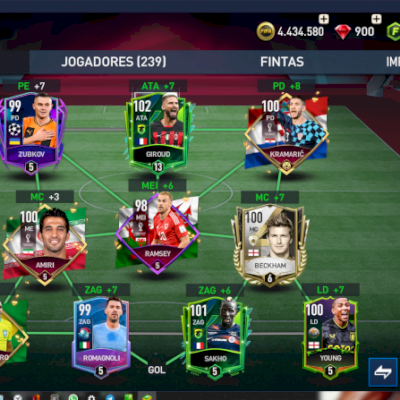 conta de fifa com time GER 104 + 4.500.000,00