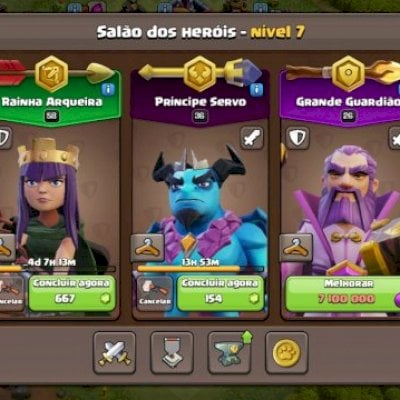 Conta Cv13 full muros nível 14 bem upada