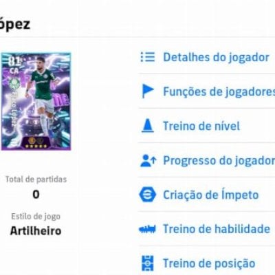 Conta Efootball com Flaco Lopez 103