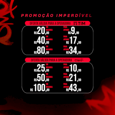 RECARGAS TIM R$40