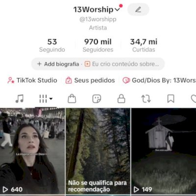 CONTA TIKTOK 970MIL SEGUIDORES