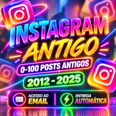 CONTA INSTAGRAM 2012-2025 C/ ACESSO TOTAL +BRINDE - ENTREGA AUTOMÁTICA