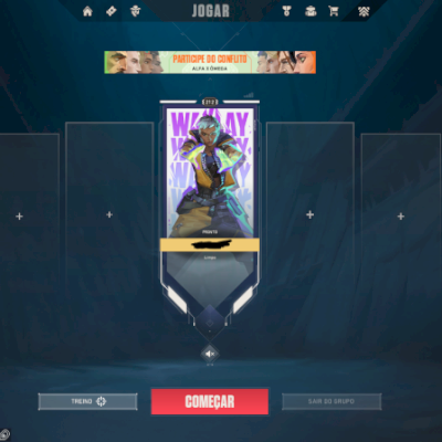 CONTA VALORANT COM SKINS