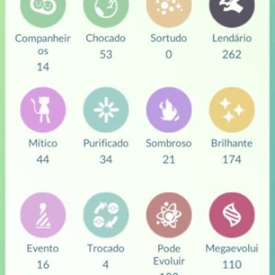 Conta pokemon go rara varios lendarios