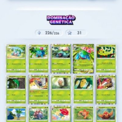 Conta LVL 42 Quase Todos os Cards Pokemon TCG Pocket