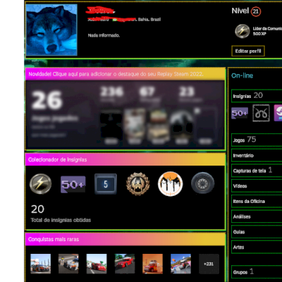 CONTA STEAM COM DIVERSOS JOGOS