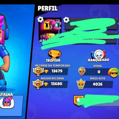 Conta de Brawl Stars com SHELLY ESTELAR