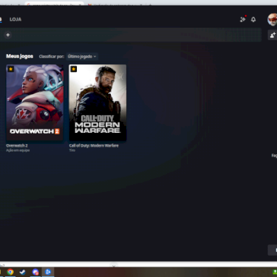 vendo conta battle net com cod modern warfare e overwatch