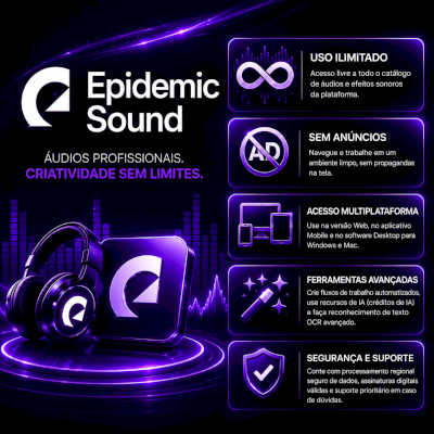 Epidemic Sound - Tenha Músicas Livre De Direitos (30 Dias)