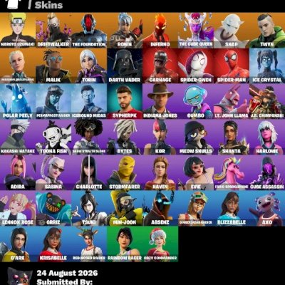 [53 Skins] Naruto | Driftwalker | The Foundation | Ronin | Inferno | Rei do Gelo