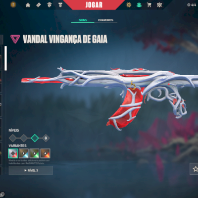 conta valorant ja vem com 4k de vp 2 vandal, karambit rgx skins de wp e etc