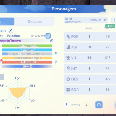 RAGNAROK ORIGIN / PALADIN SACRIFICE-REDEMPTION / 285K+ - LV96 / PRONTERA