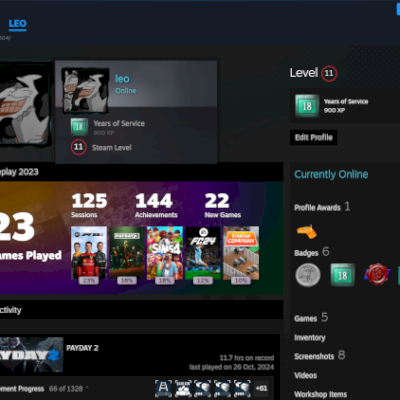 IMPERDÍVEL!!!!! -- CONTA STEAM 18 ANOS DE SERVIÇO COM JOGOS