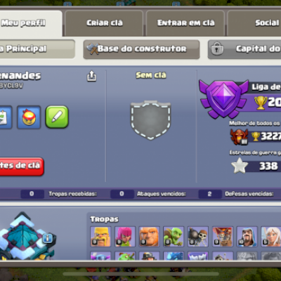 Conta Clash of Clans Cv13 - Lvl 159