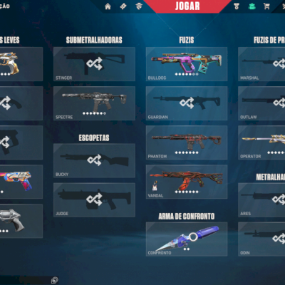 Conta valorant com 1000 reais gastos