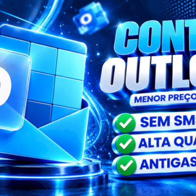 [PROMOÇÃO] CONTAS EMAIL OUTLOOK ANTIGAS E NOVAS | IP MIX | SEM SMS