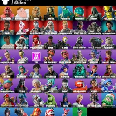 Conta Fortnite >> 120 Skins, Nivel:1409, Katt, MegaLo Don e+ Entrega Automatica!