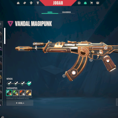 CONTA COM VANDAL MAGIPUNK ELO DIMA/PLAT