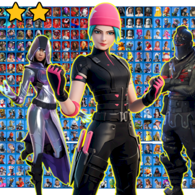 Conta Fortnite Rara - 563 Skins - WildCat, Cavaleiro Negro, Líder da Equipe Rosa