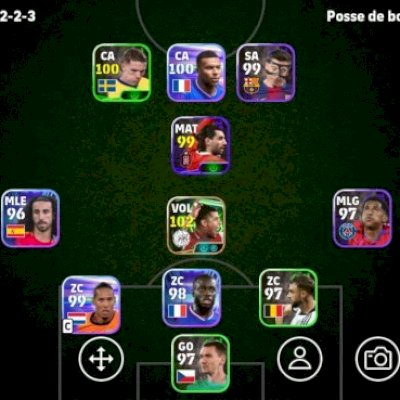 Efootball mobile contas