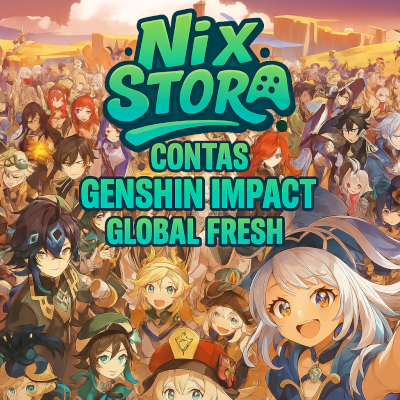 Conta Genshin Impact — América do Norte — Fresh (0h) — Acesso por e-mail