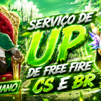 Serviço de UP de Free Fire CS e BR