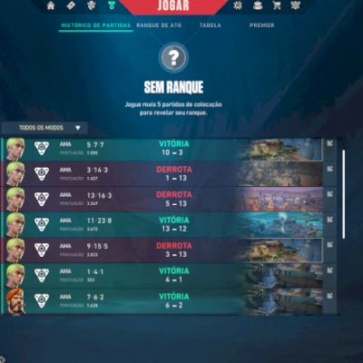 APENAS 20,00⚡VALORANT - LEVEL 20 CONTA PARA COMPETITIVO COMP | UNRANKED, SMURF |