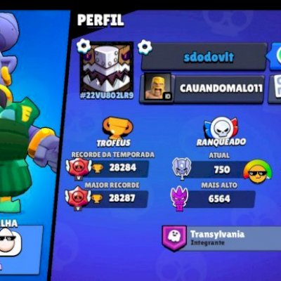 Conta braw stars (VALOR NEGOCIÁVEL)