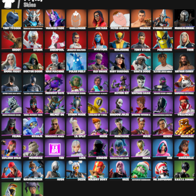 CONTA COM 74 SKINS, MUITO TRYHARD COM HEROINA,IRIS, CRYSTAL E MUITA PICARETA BOA