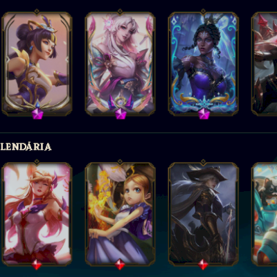CONTA LOL COM 419 SKINS LVL 703!