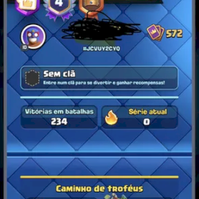 VENDO CONTA CLASH ROYALE ARENA 10 COM EVO