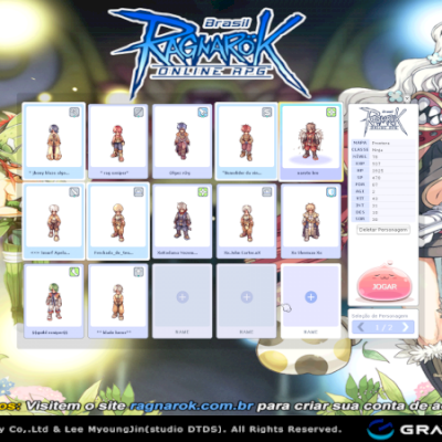 CONTA RAGNAROK ONLINE BARATINHA SERVIDOR @THOR bRO