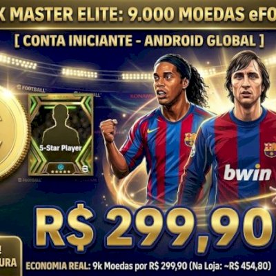 Efootball mobile contas