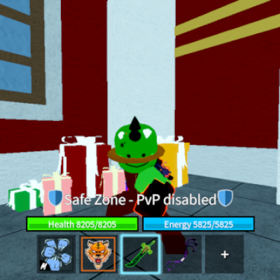 Conta de blox fruits com 10 frutas perm e gamepass