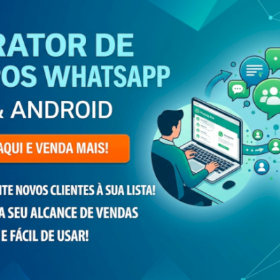 EXTRATOR DE GRUPOS DO WHATSAPP PC ANDROID (EXTENSÃO PARA WHATSAPP)
