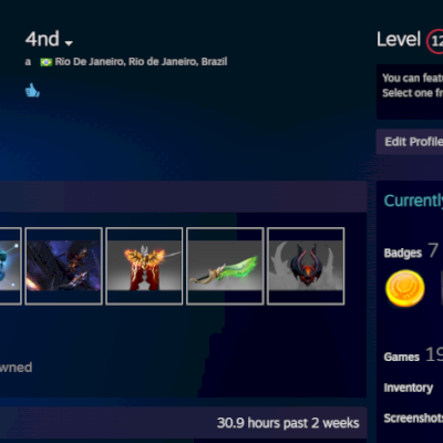 Conta Immortal dota 2, diversos itens exclusivos, behavior 11k+