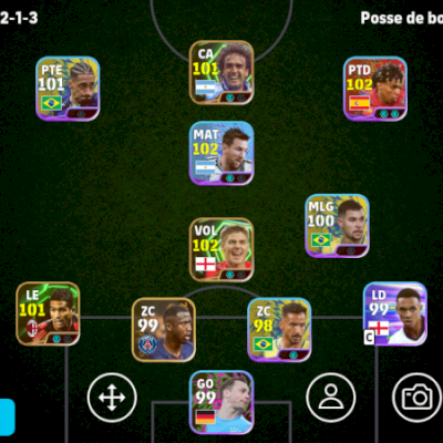 Conta Efootball Força 3097 3 Icons e 2 Showtimes Brabos