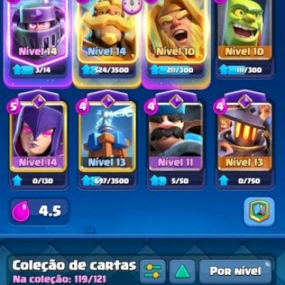 Vendo conta de clash royale