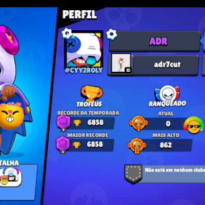 Conta de Brawl Stars de 2018