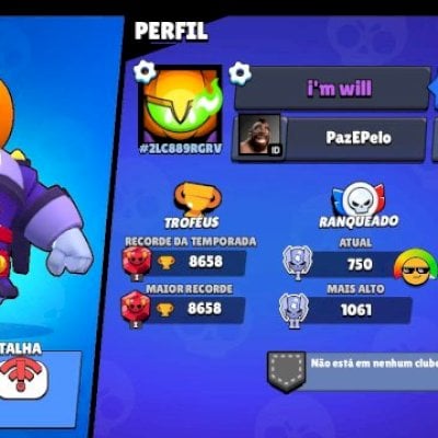 VENDO CONTA DE BRAWL STARS BARATA