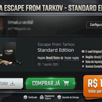 Escape From Tarkov Standard Edition + E-mail Original (Entrega Imediata)