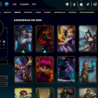 Conta 2021 - 107 Skins