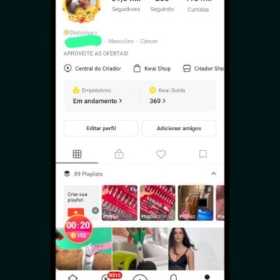 Vendo essa conta kwai 51,5 mil seguidores orgânico com shop vídeo acadinhos