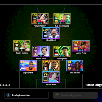 CONTA EFOOTBALL 2026 STEAM PC, COM MARCEL DESAILY OVER 107 ZAGUEIRO META