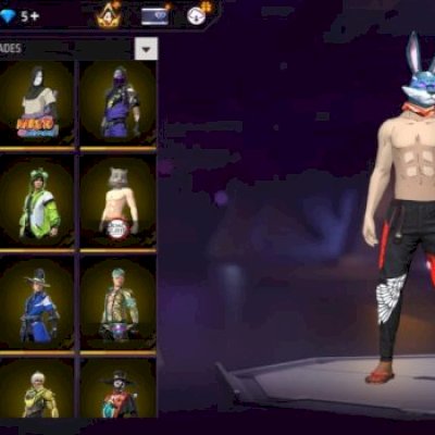 HA + BRABA SKIN COELHO, ESCORPIÃO, INOSUKE NIVEL 68