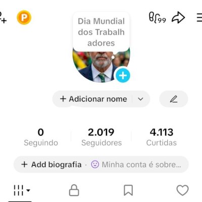 CONTA TIK TOK 2K DE SEG E 4,1K DE CURTIDAS (SHOP DAQUI 30 DIAS) CONTAS TIK TOK