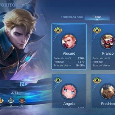 Conta boa, muitas partidas  e mais de 400Skins