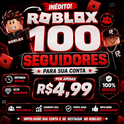 👑 COMPRE SEGUIDORES NO ROBLOX | 🚀✨️ EXCLUSIVO | ✅️ COMPRA RÁPIDA E SEGURA