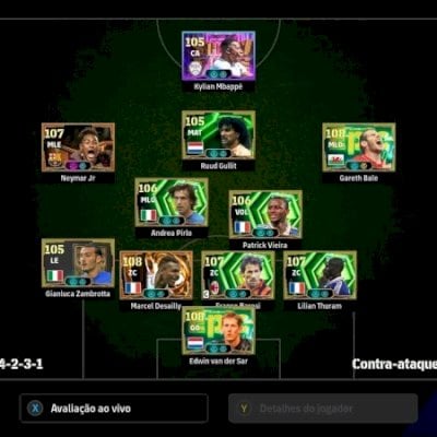 eFootball Força 3323 | Vieira, Del Piero 108, Best 109 | Acesso Total